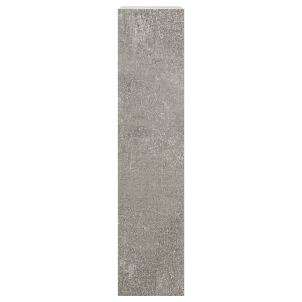 Skoskap betonggrå 63x24x103 cm konstruert tre
