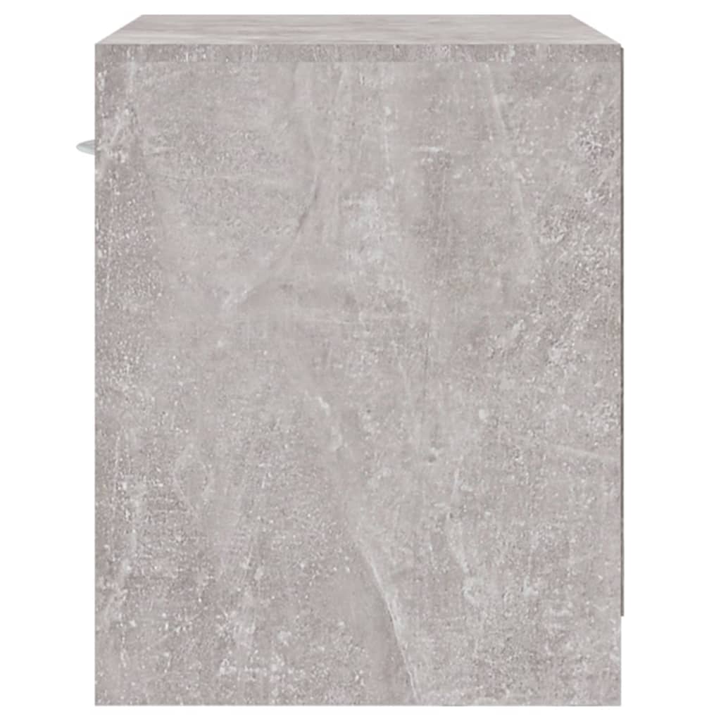 Nattbord 2 stk med skuff betonggrå