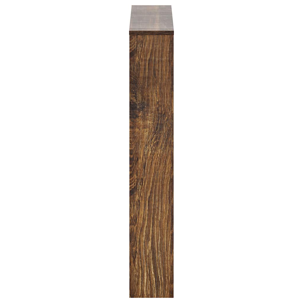 Skoskap med speil 3 lag røkt eik 63x17x102,5 cm