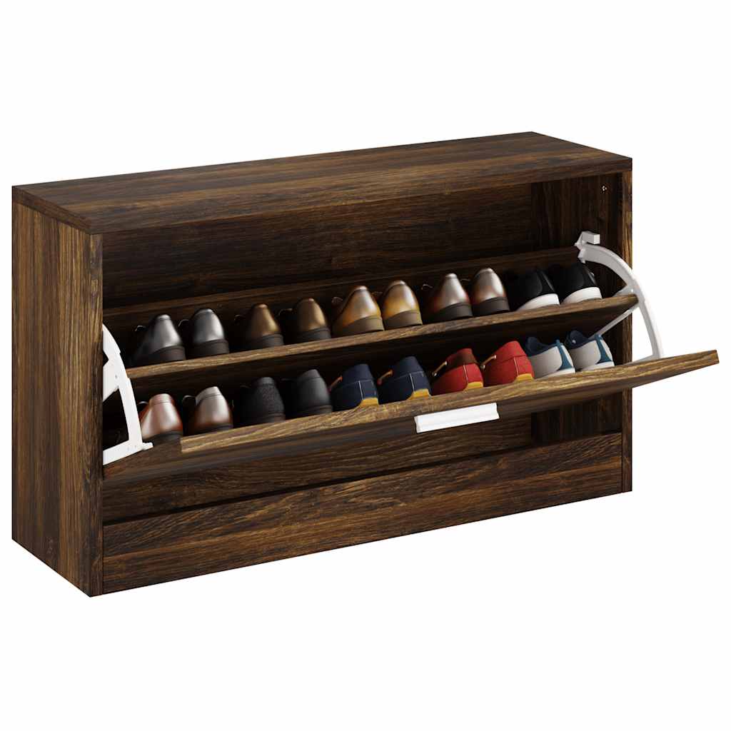 Skobenk røkt eik 80x24x45 cm konstruert tre