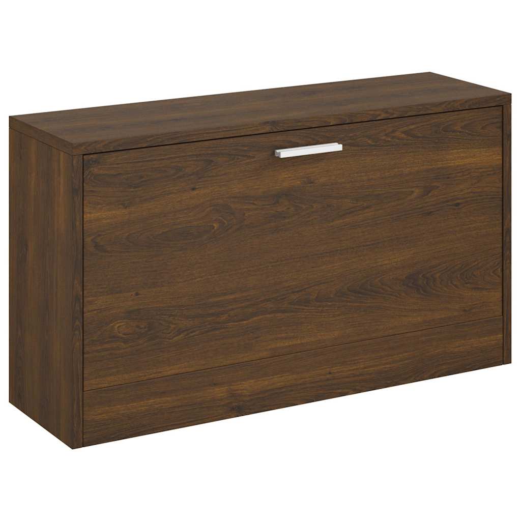 Skobenk brun eik 80x24x45 cm konstruert tre