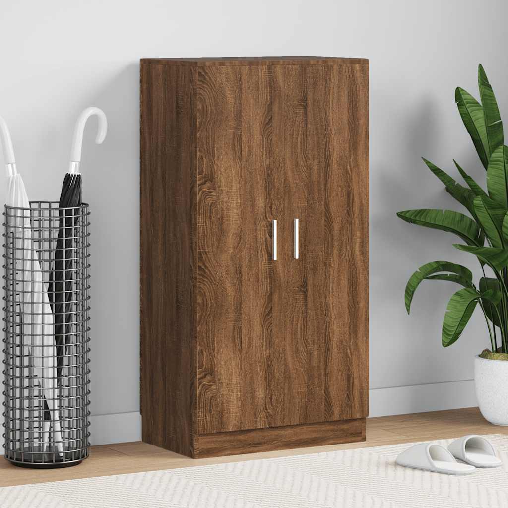 Skoskap brun eik 55x35x108 cm konstruert tre vidaXL