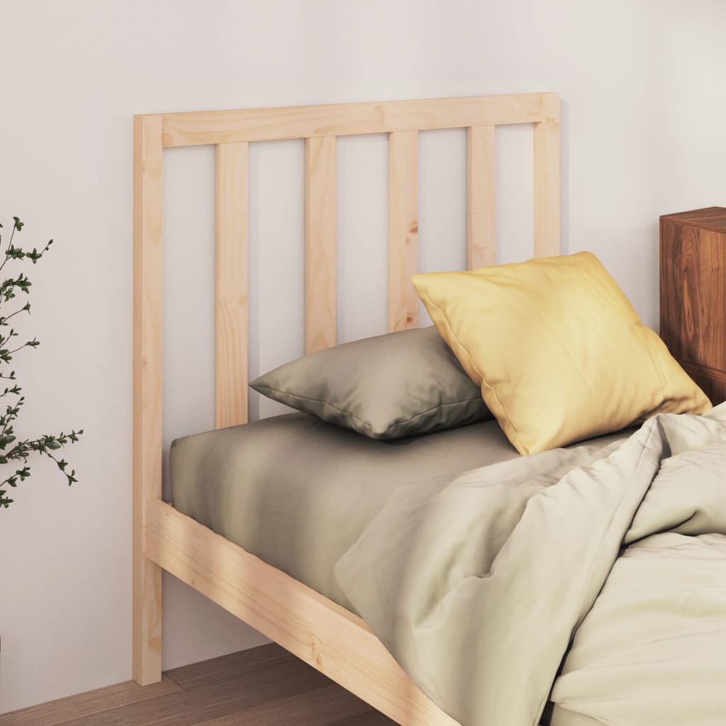Sengegavl 81x4x100 cm heltre furu