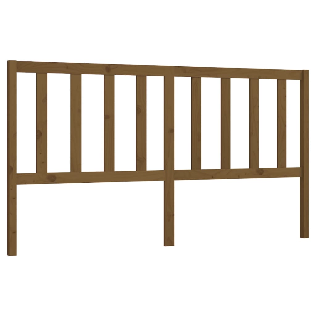 Sengegavl honningbrun 186x4x100 cm heltre furu