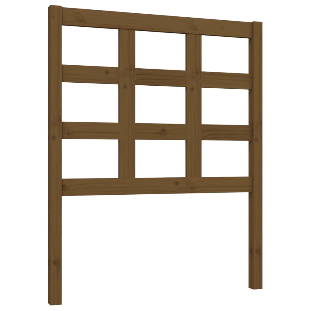 Sengegavl honningbrun 80,5x4x100 cm heltre furu