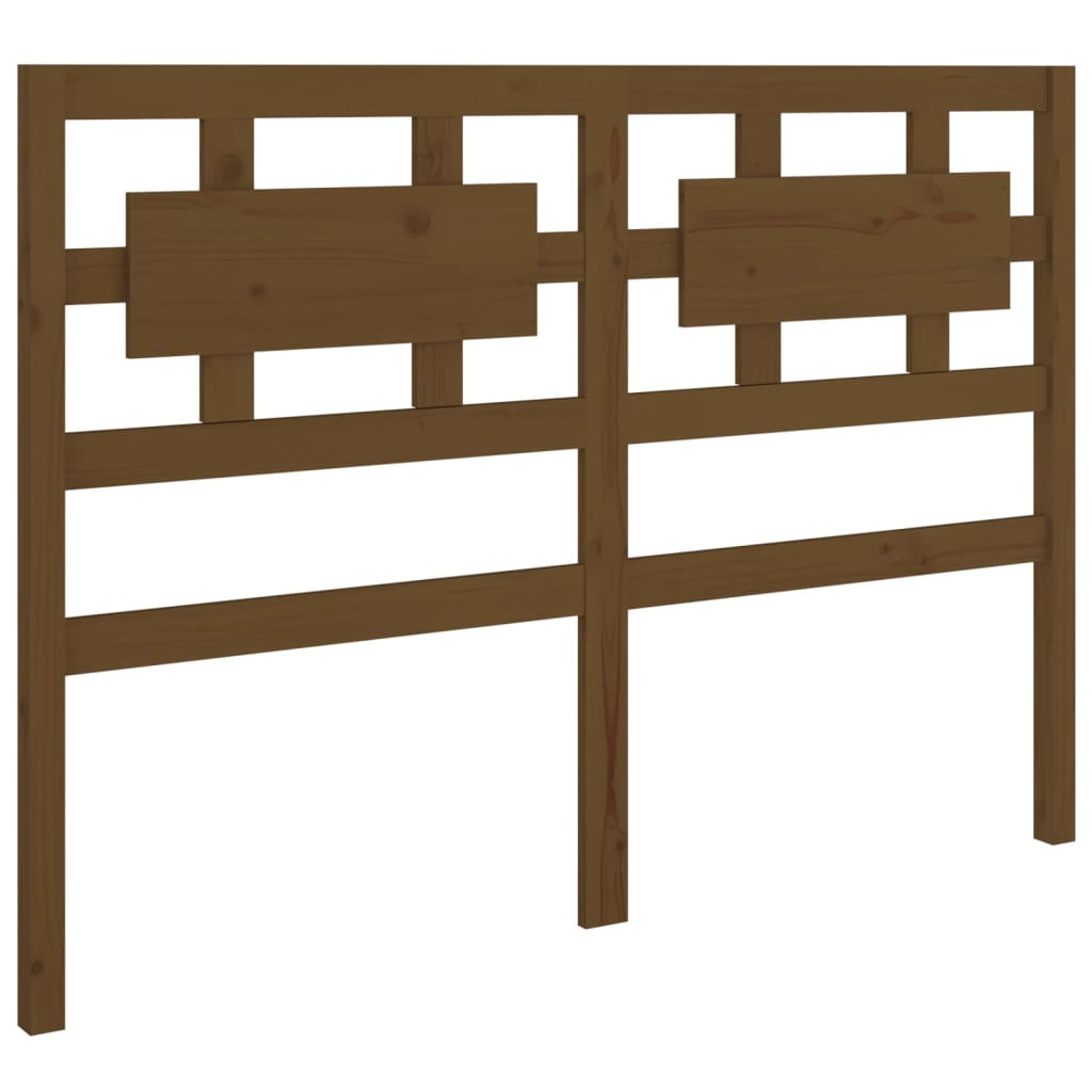 Sengegavl honningbrun 125,5x4x100 cm heltre furu
