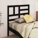 Sengegavl svart 81x4x104 cm heltre furu