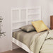 Sengegavl hvit 96x4x104 cm heltre furu