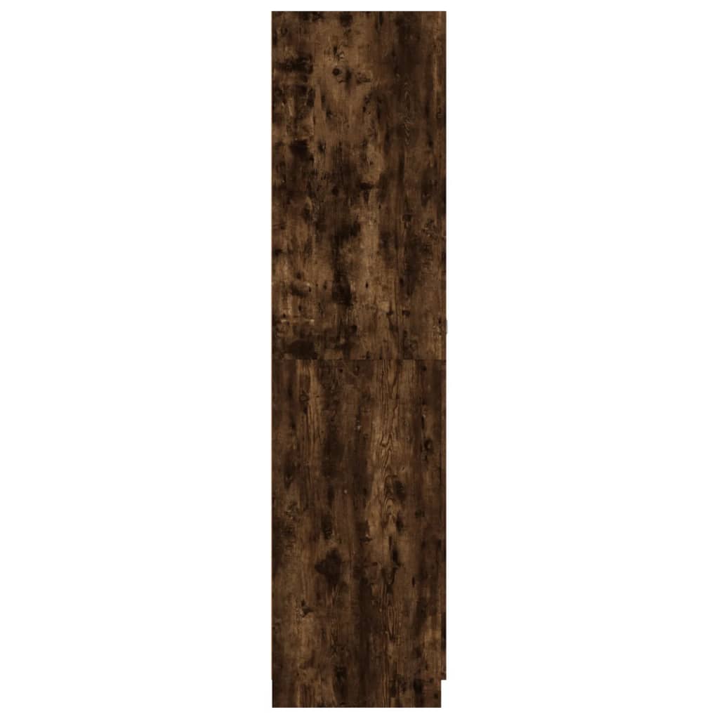 Garderobe røkt eik 90x52x200 cm konstruert tre