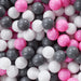 Fargerike lekeballer for babybasseng 1000 stk