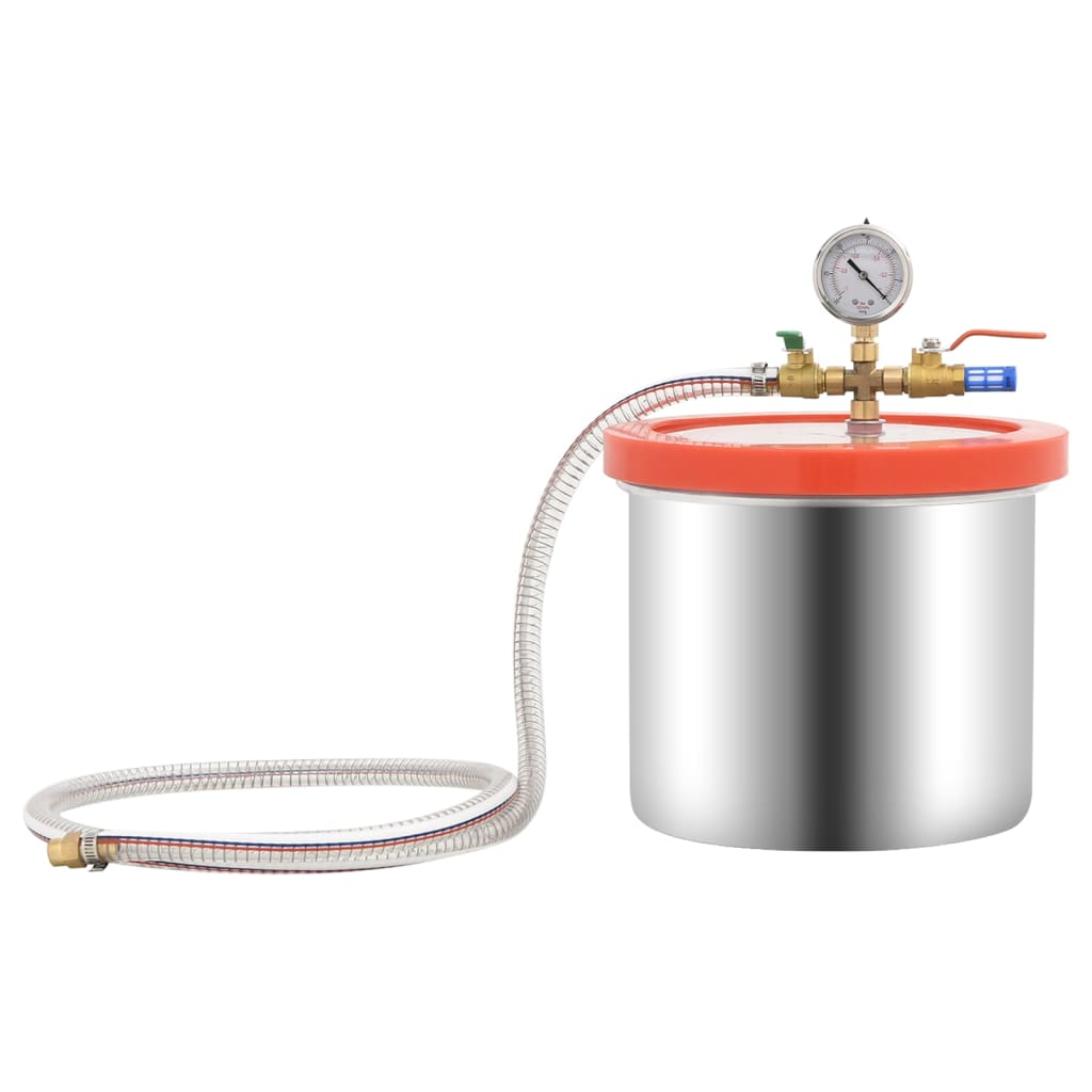 Vakuumkammer med 2-trinns pumpe 7,4 L vidaXL
