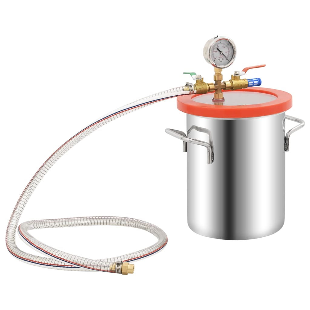 Vakuumkammer med entrinns pumpe 5,5 L vidaXL