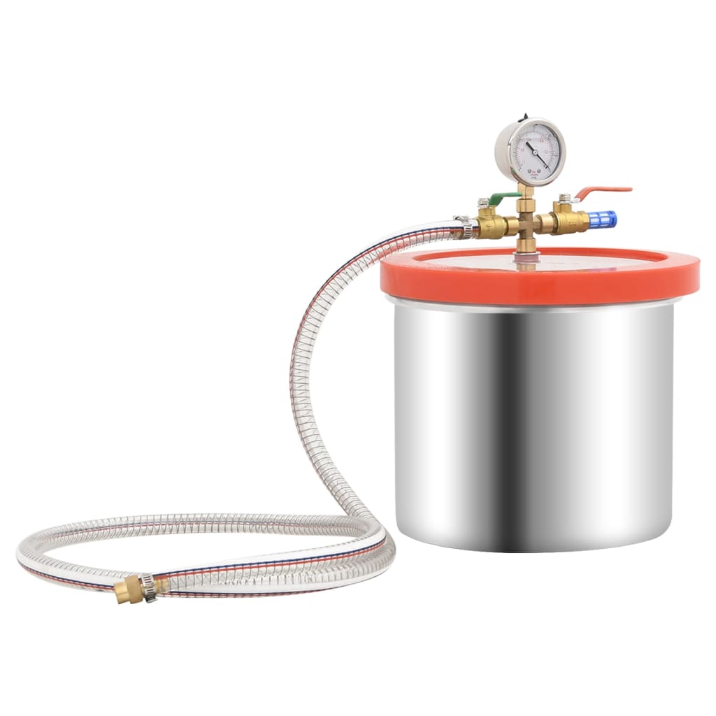 Vakuumkammer med entrinns pumpe 7,4 L vidaXL