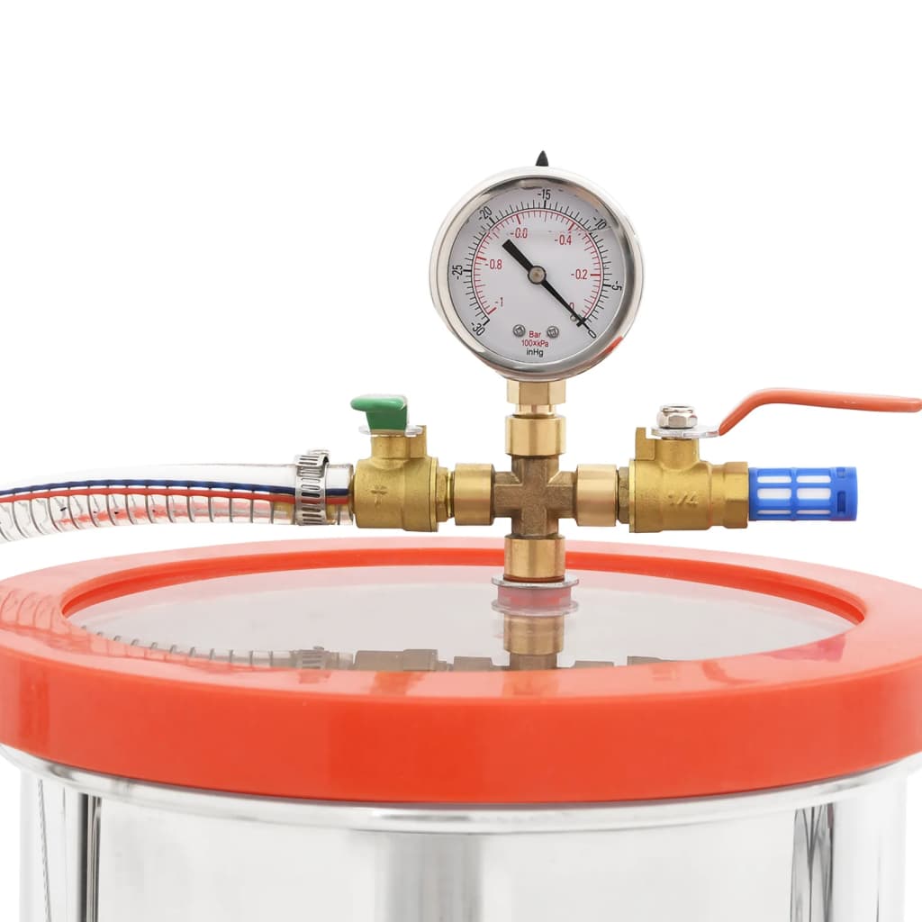 Vakuumkammer med entrinns pumpe 7,4 L vidaXL