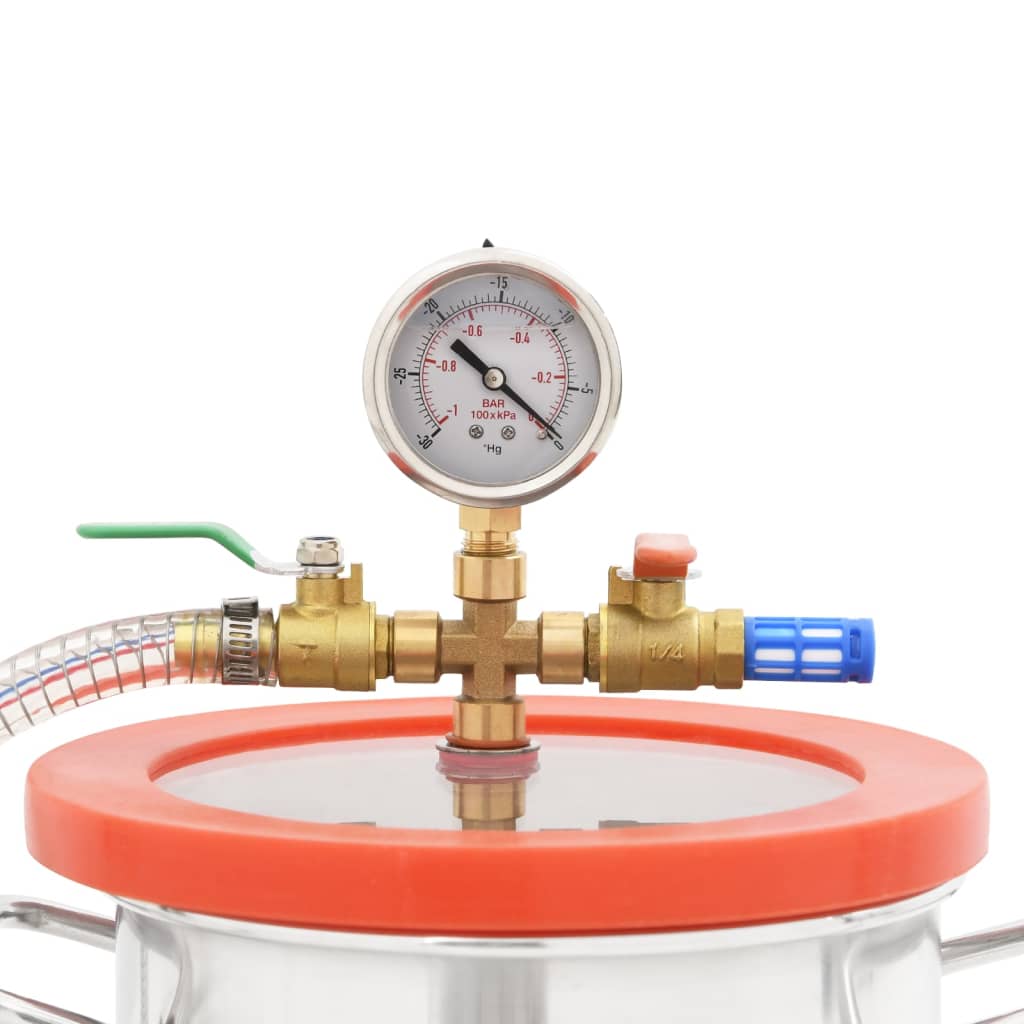 Vakuumkammer med entrinns pumpe 3,7 L vidaXL