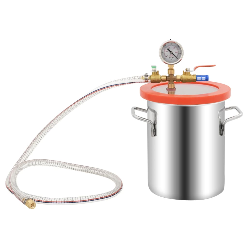 Vakuumkammer med entrinns pumpe 5,5 L vidaXL