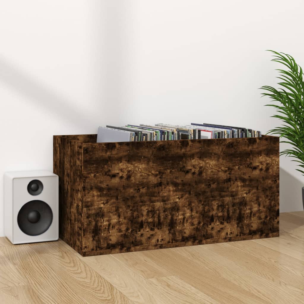 Oppbevaringsboks LP røkt eik 71x34x36 cm konstruert tre