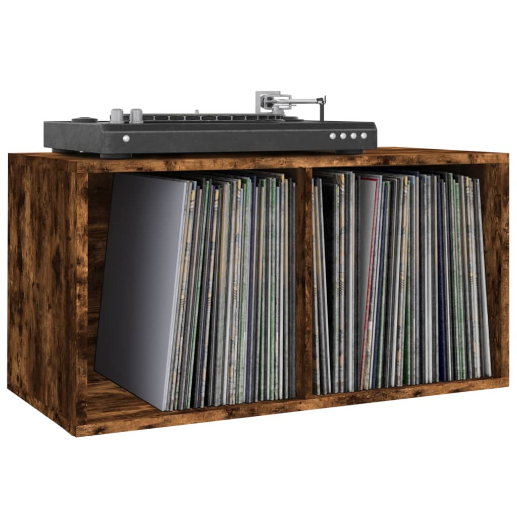 Oppbevaringsboks LP røkt eik 71x34x36 cm konstruert tre