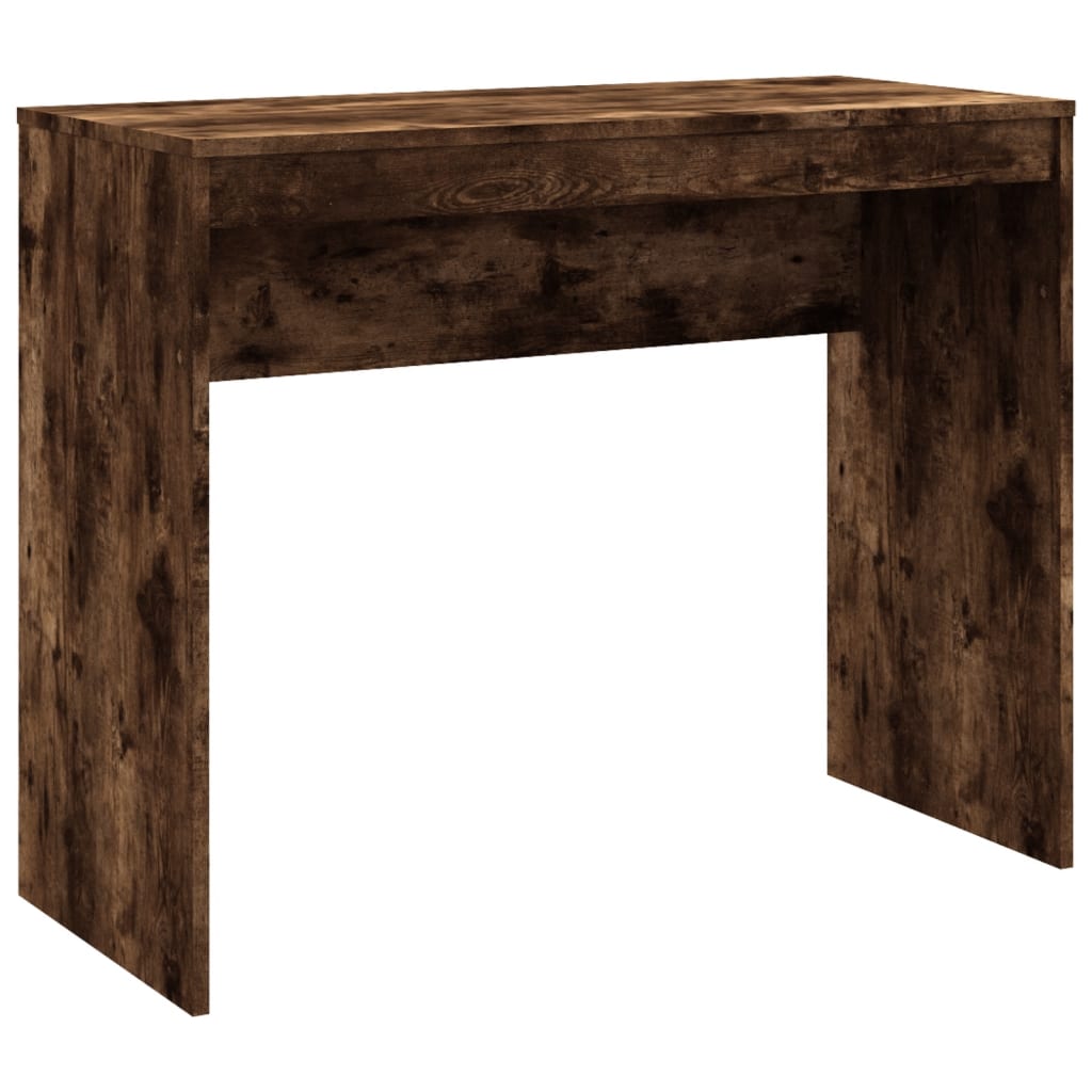 Skrivebord røkt eik 90x40x72 cm konstruert tre