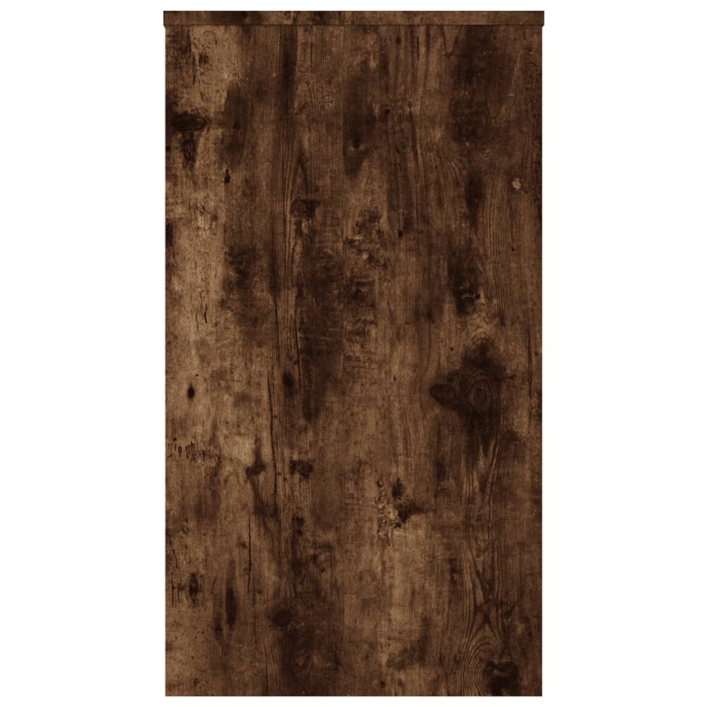 Skrivebord røkt eik 90x40x72 cm konstruert tre