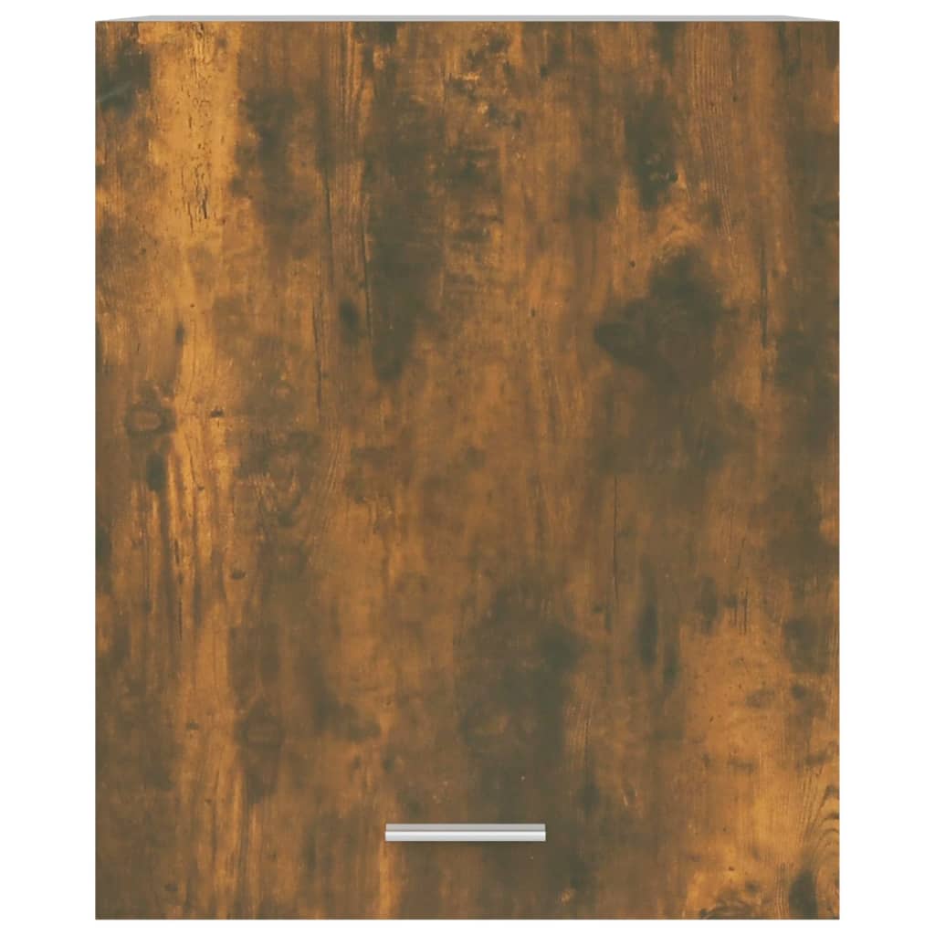 Vegghengt skap "Lyon" røkt eik 50x31x60 cm konstruert tre
