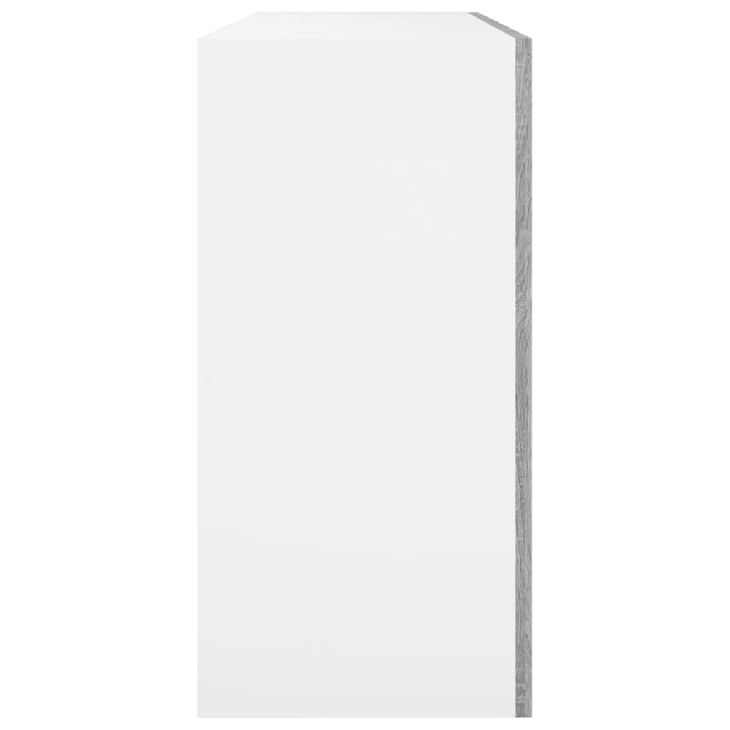 Vegghengt skap "Lyon" grå sonoma 80x31x60 cm konstruert tre