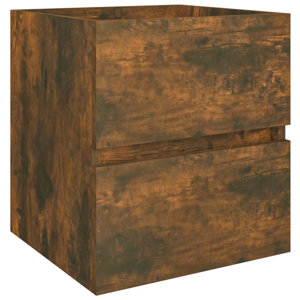 Servantskap røkt eik 41x38,5x45 cm konstruert tre