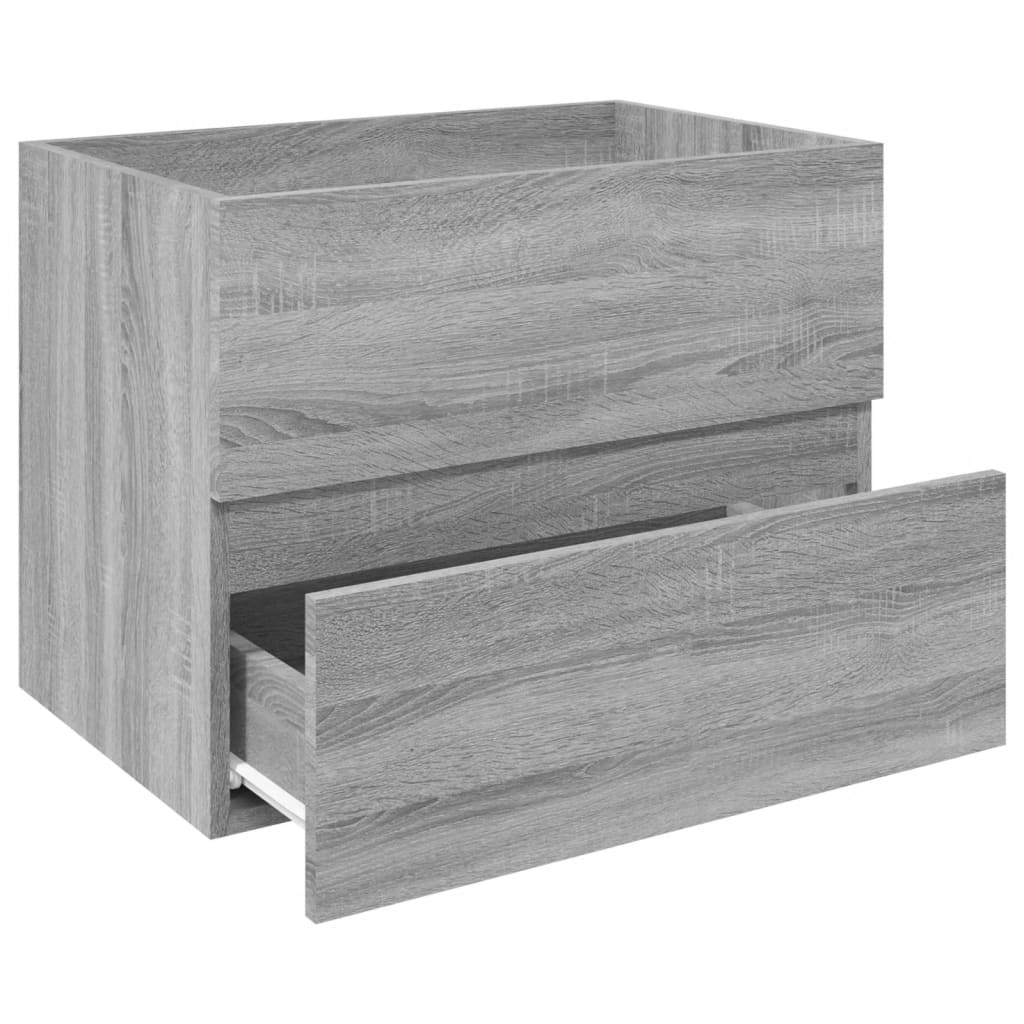 Servantskap grå sonoma 60x38,5x45 cm konstruert tre