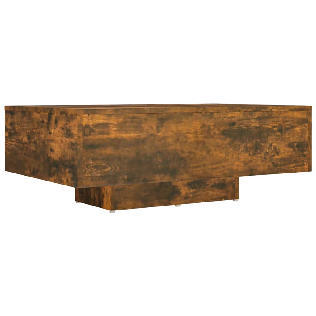 Salongbord røkt eik 85x55x31 cm konstruert tre