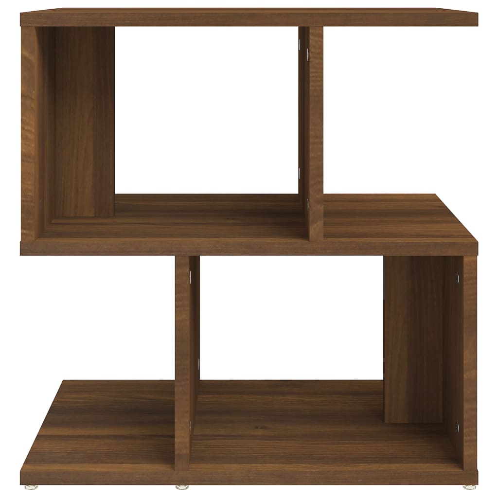 Nattbord 2 stk brun eik 50x30x51,5 cm konstruert tre