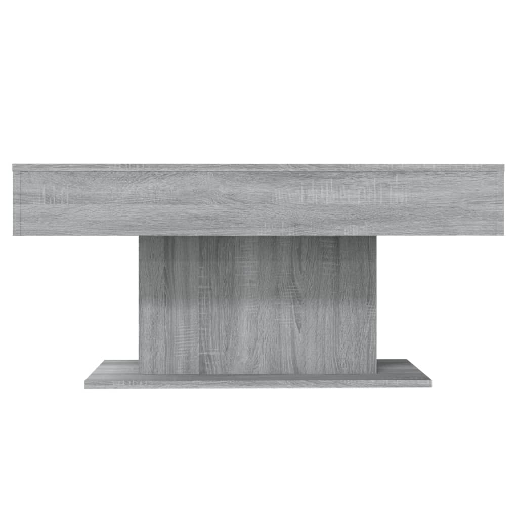 Salongbord grå sonoma 96x50x45 cm konstruert tre
