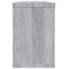 Vegghyller kube 2 stk grå sonoma 60x15x23 cm konstruert tre