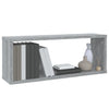 Vegghyller kube 2 stk grå sonoma 60x15x23 cm konstruert tre