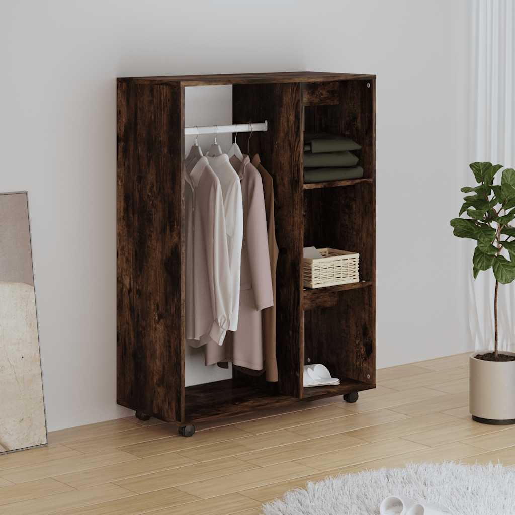 Garderobe røkt eik 80x40x110 cm konstruert tre