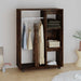 Garderobe røkt eik 80x40x110 cm konstruert tre
