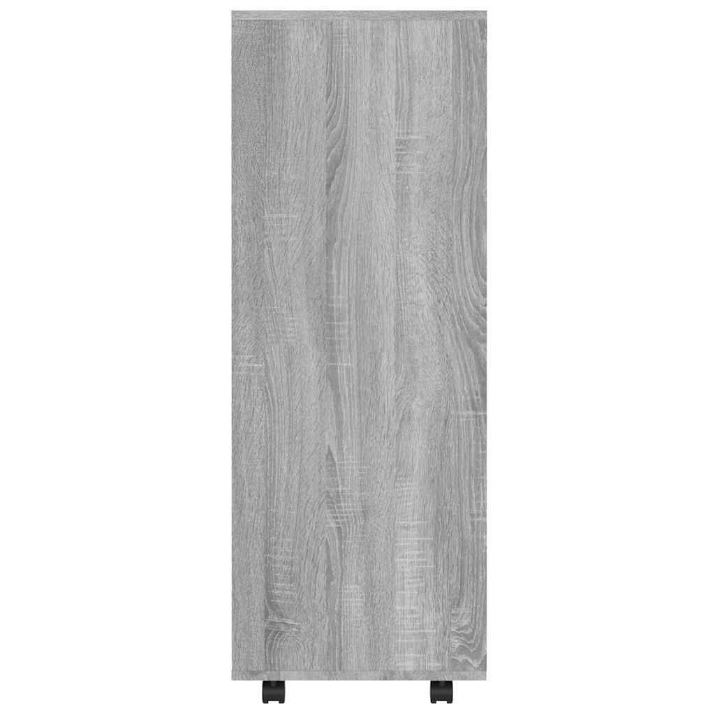 Garderobe grå sonoma 80x40x110 cm konstruert tre