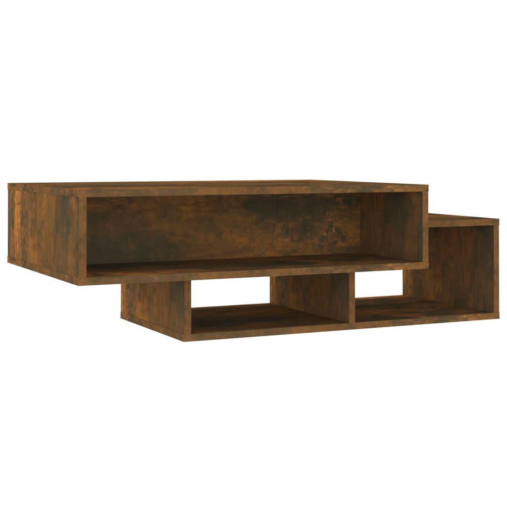Salongbord røkt eik 105x55x32 cm konstruert tre