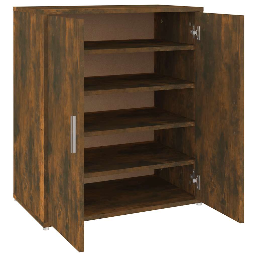 Skohylle røkt eik 60x35x70 cm konstruert tre