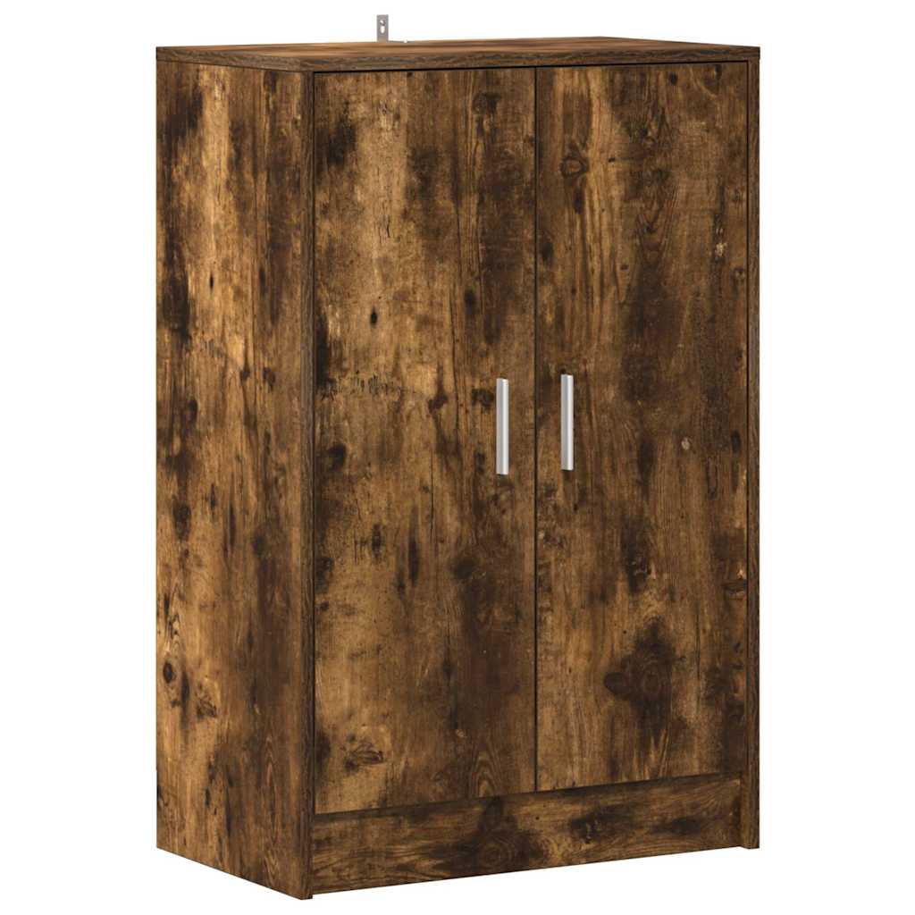 Skohylle røkt eik 60x35x92 cm konstruert tre