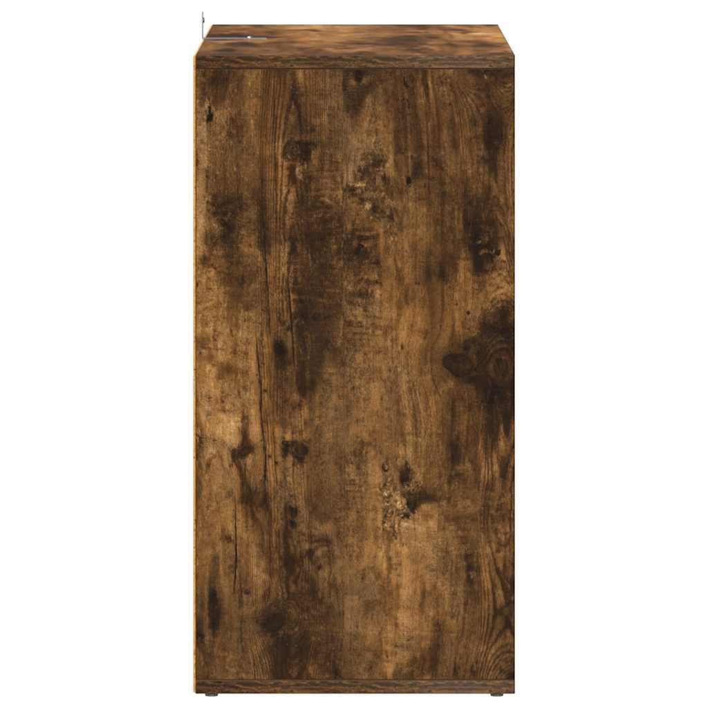 Skohylle røkt eik 60x35x70 cm konstruert tre