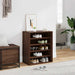 Skohylle brun eik 60x35x70 cm konstruert tre