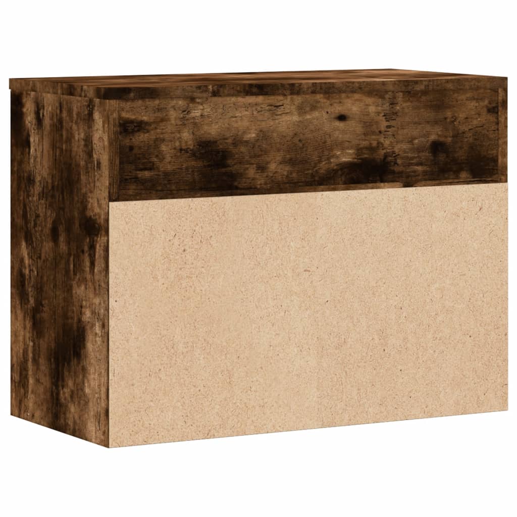 Skobenk røkt eik 60x30x45 cm konstruert tre