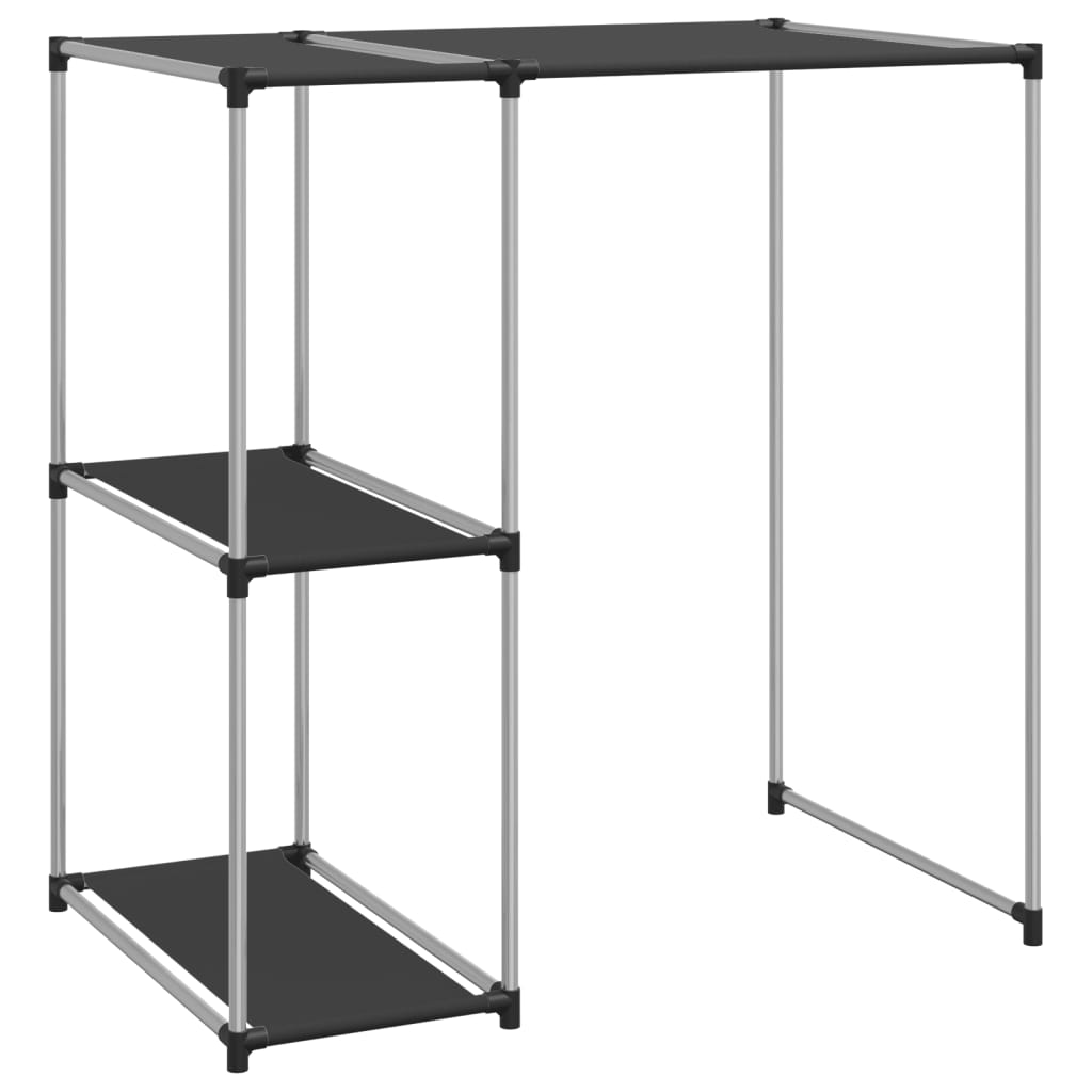 Hylle til vaskemaskin svart 87x55x90,5 cm jern