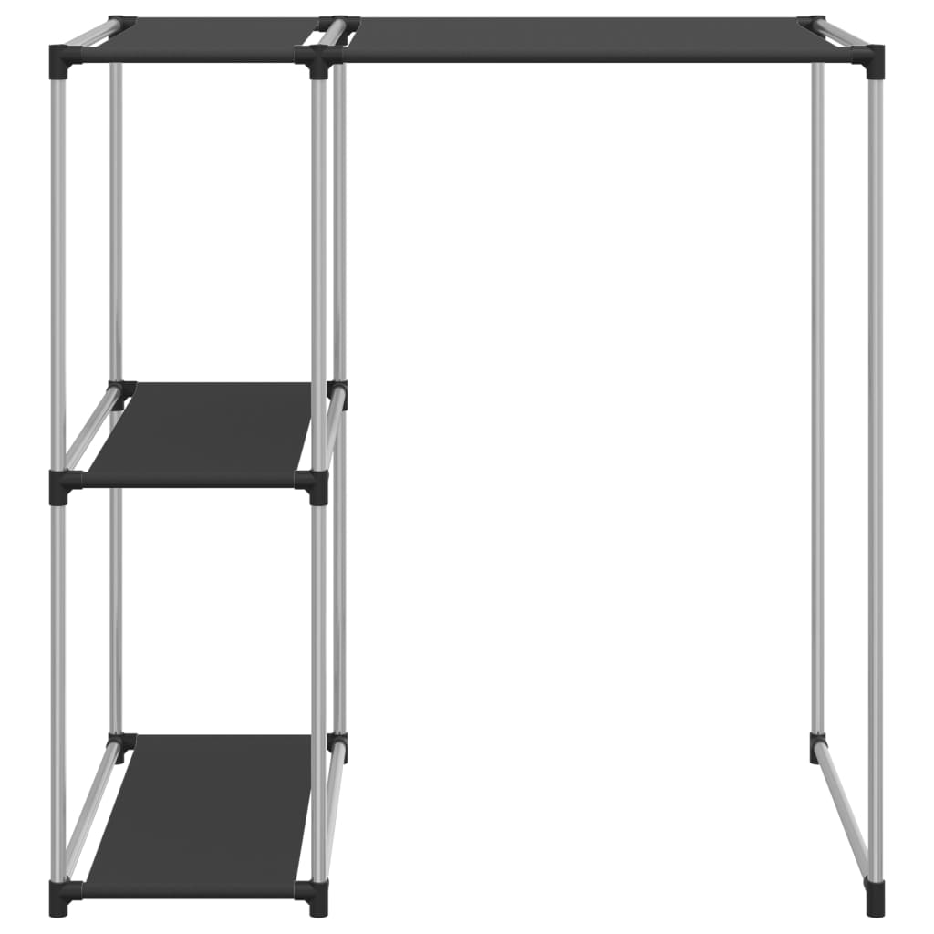Hylle til vaskemaskin svart 87x55x90,5 cm jern