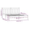Sengeramme 135x190 cm Double heltre