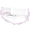 Sengeramme 75x190 cm Small Single heltre