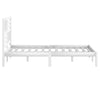 Sengeramme hvit heltre furu 120x200 cm