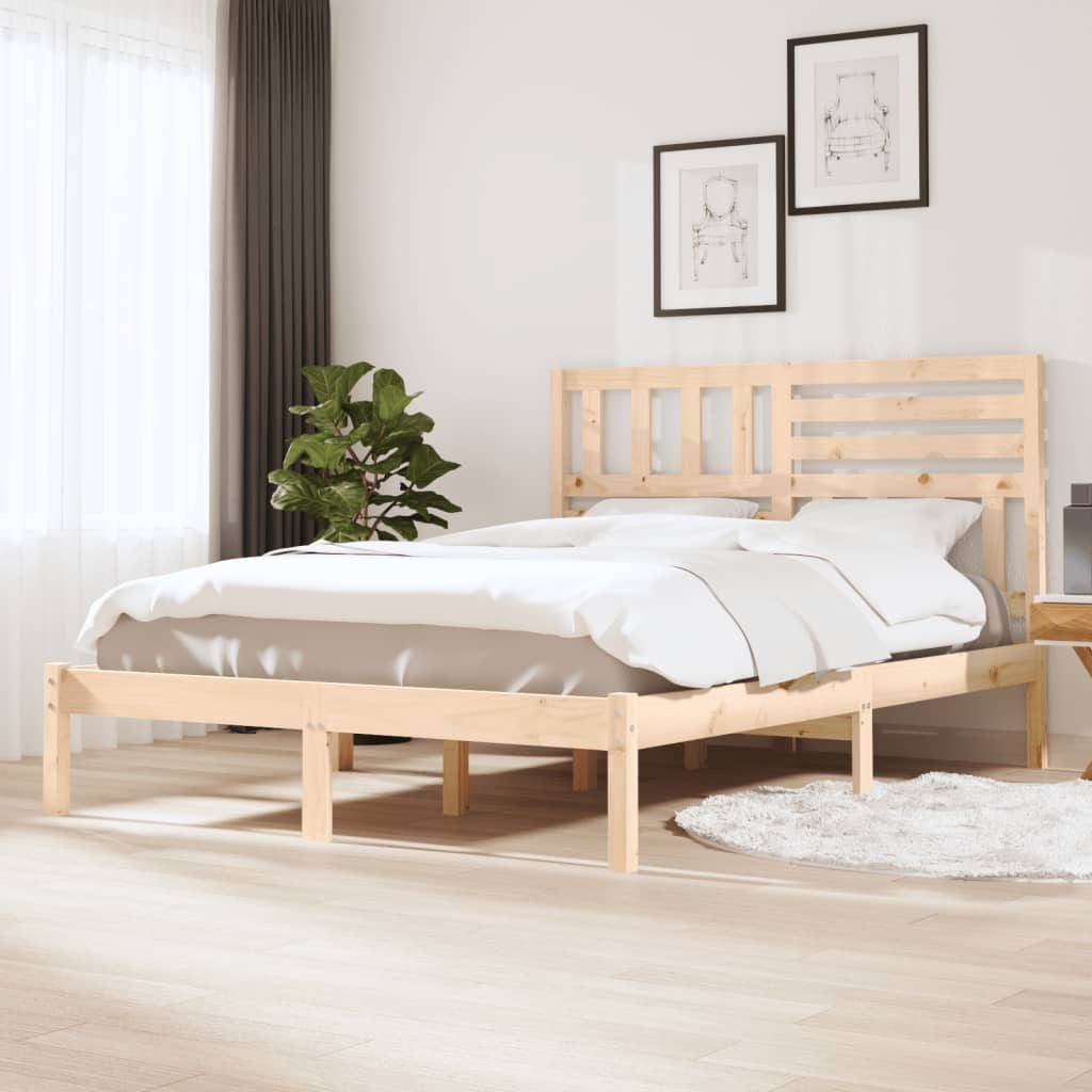 Sengeramme 150x200 cm heltre furu