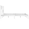 Sengeramme uten madrass hvit 180x200 cm heltre furu