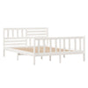 Sengeramme hvit 120x190 cm Small Double heltre